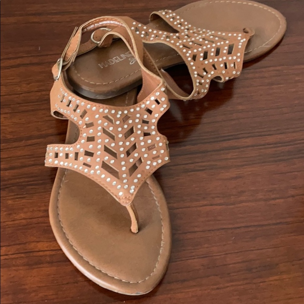 EMBELLISHED RHINESTONE THONG SANDAL